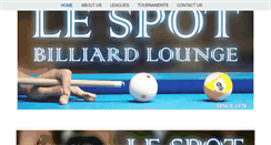 Desktop Screenshot of lespotbilliard.com